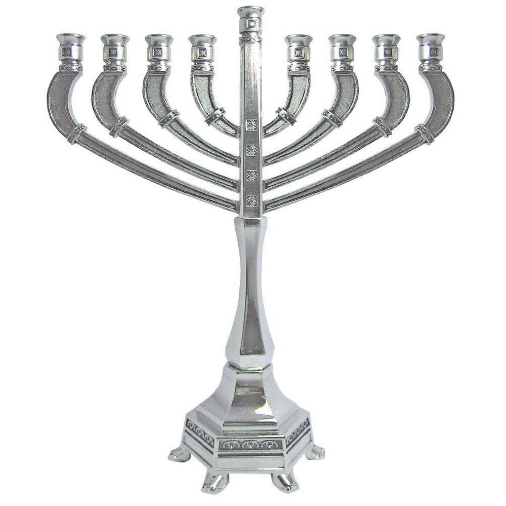 Nickel Plated Menorah - Art Deco main product photo