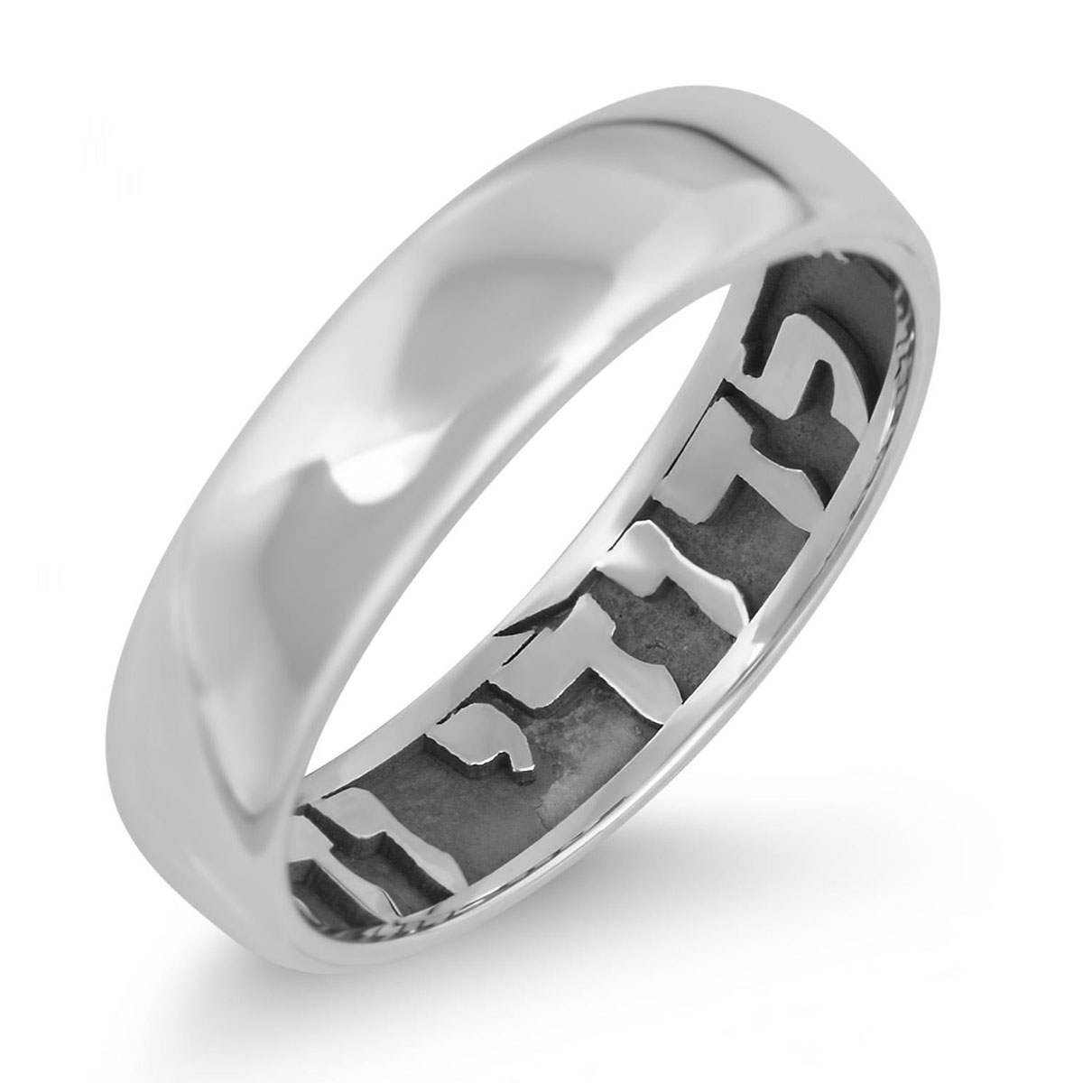 Customized Sterling Silver Men's High School and College Class Ring Men's Ultimate Collection - MEMENTOS JEWELRY (Sterling Silver Platinum) INBLUE Personalized 925 Sterling Silver Spiral Twist Ring for Women  Customized Engraving Name⁄Date with Birthstones Adjustable Open Wrap Band  Promise
