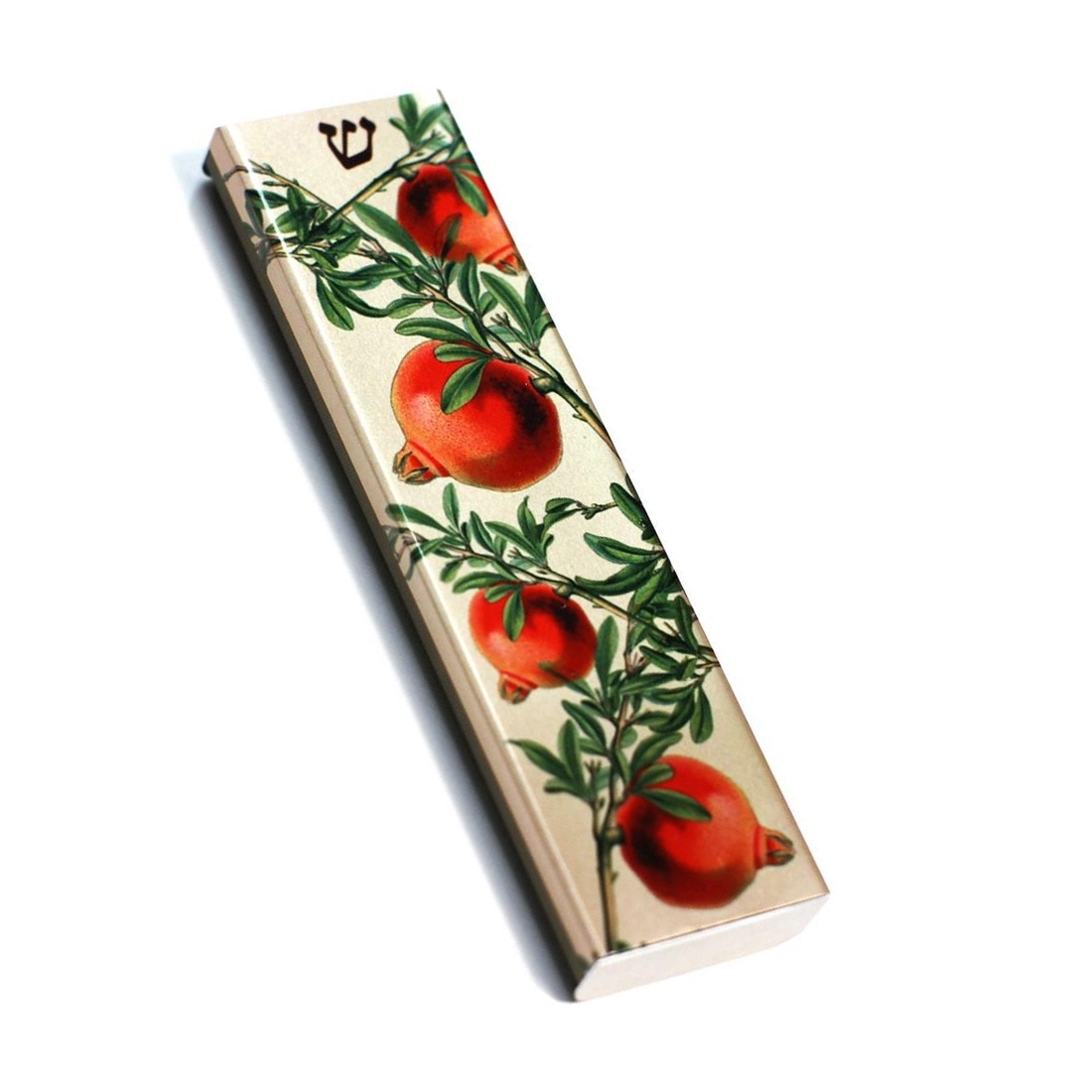 Ofek Wertman Handmade Pomegranate Aluminum Mezuzah Case  main product photo
