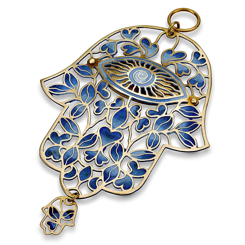 Orit Grader Leaves and Hearts Hamsa (Color Options) main product photo