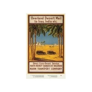 Overland Desert Mail. 1923. Poster main product photo