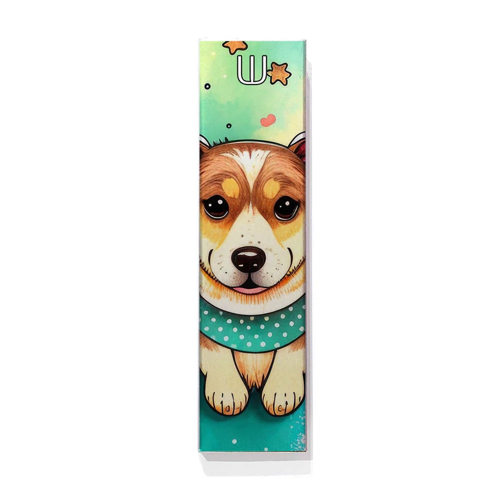Ofek Wertman Handmade Corgi Dog Design Aluminum Mezuzah Case  main product photo