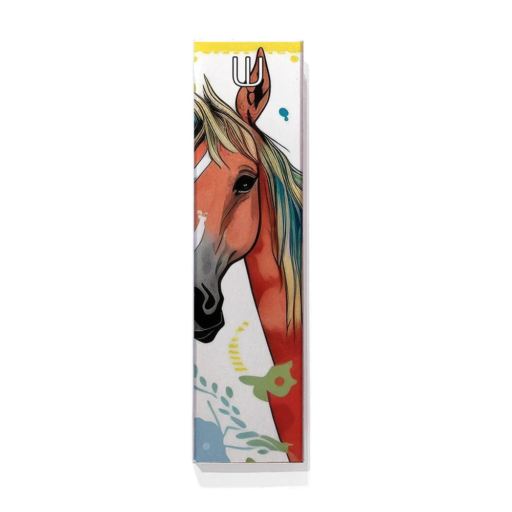 Ofek Wertman Handmade Horse Design Aluminum Mezuzah Case main product photo
