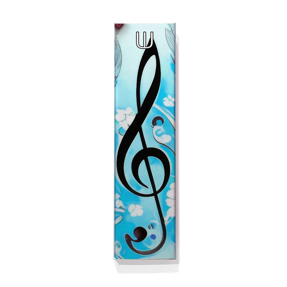 Ofek Wertman Handmade Treble Clef Aluminum Mezuzah Case main product photo