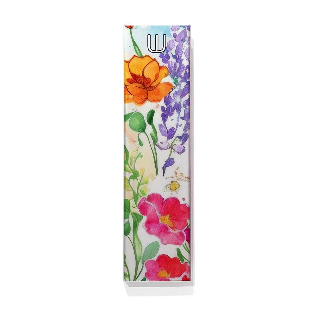 Ofek Wertman Handmade Floral Design Aluminum Mezuzah Case main product photo