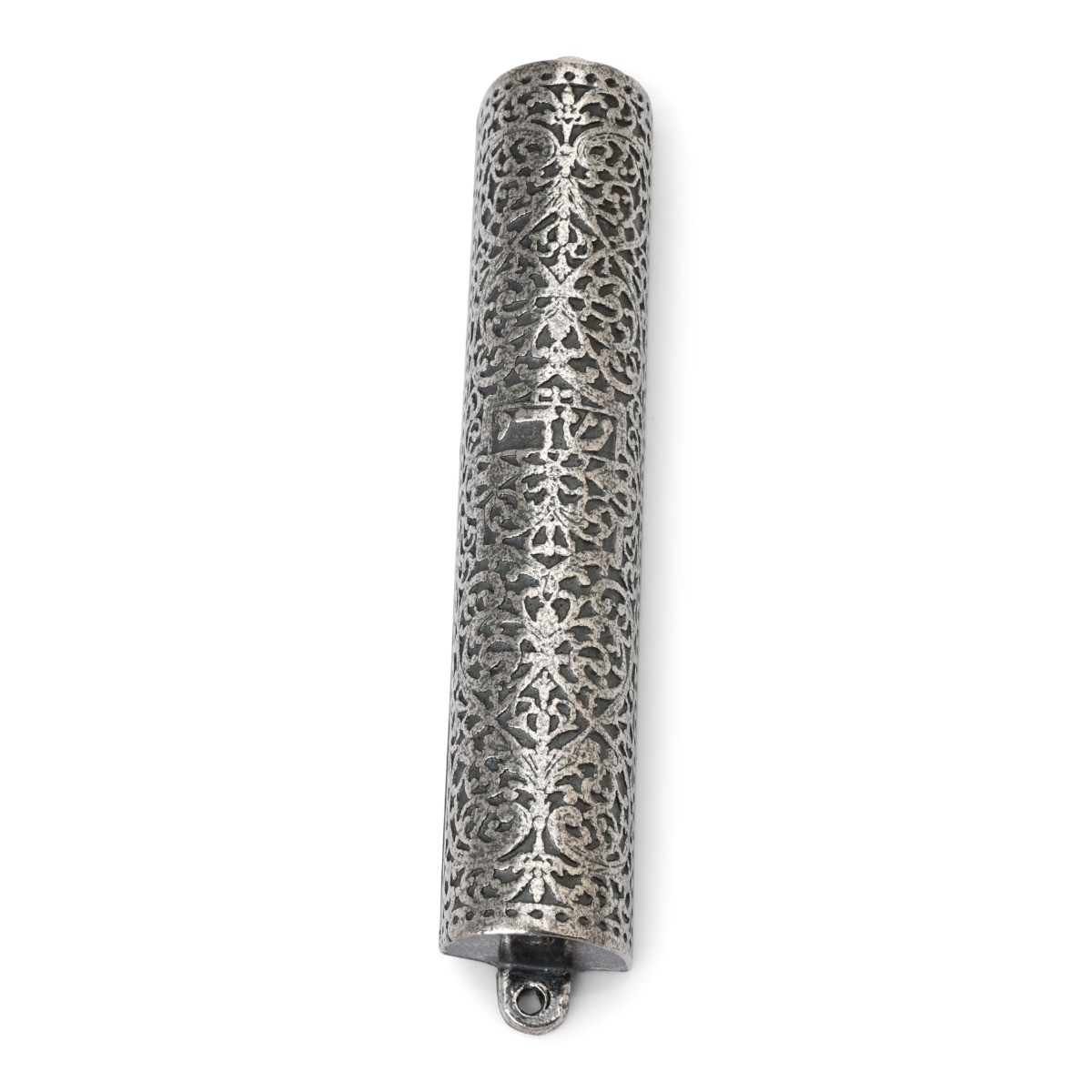 Pewter Mezuzah Case. Adaptation of Silver Bible Binding. Germany, 17th Century main product photo