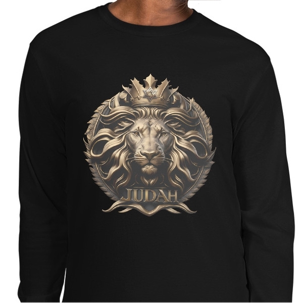 Regal Bronze Lion of Judah Men’s Long Sleeve Shirt main product photo