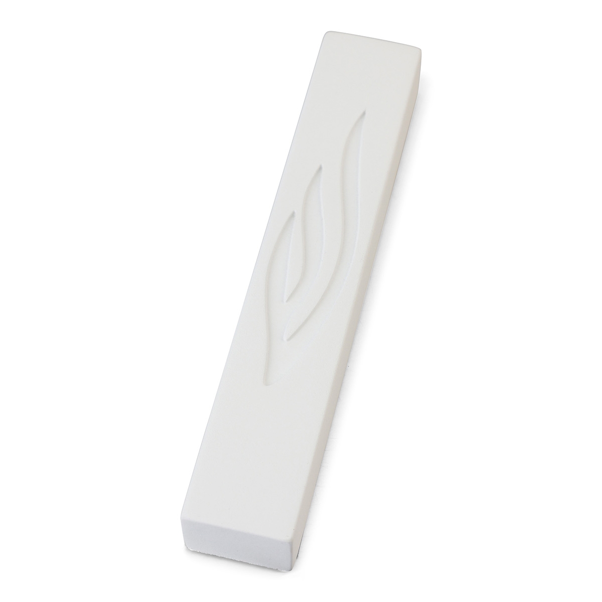 Medium Flame-Shaped Shin Mezuzah Case main product photo