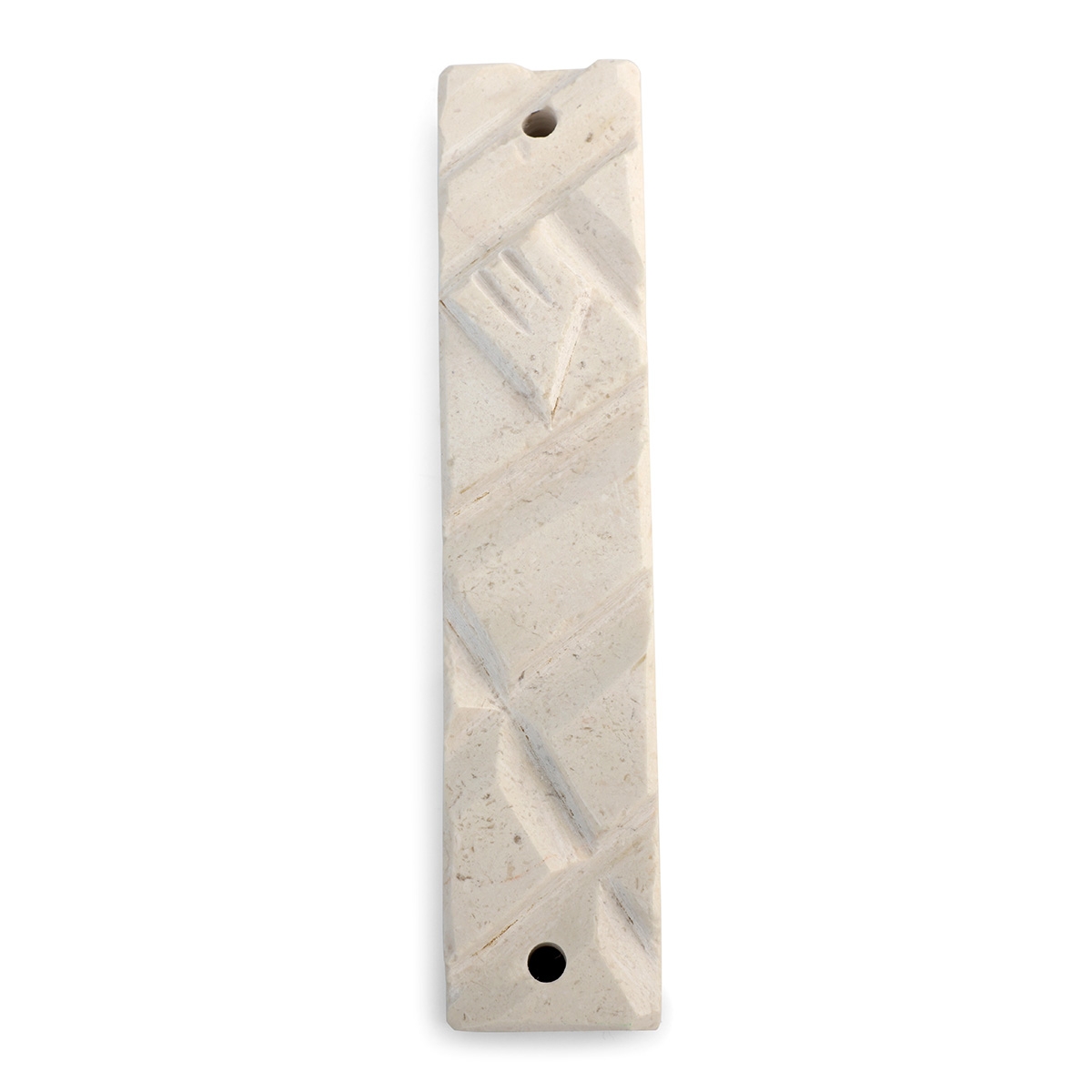 Medium Modern Jerusalem Stone Mezuzah Case - Color Option main product photo