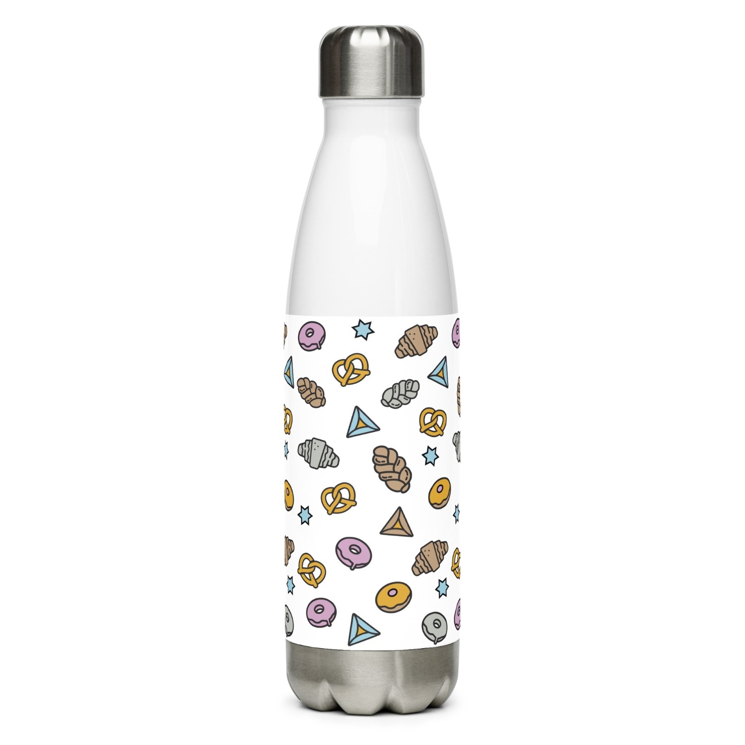 Jewish Pastries Stainless Steel Water Bottle main product photo