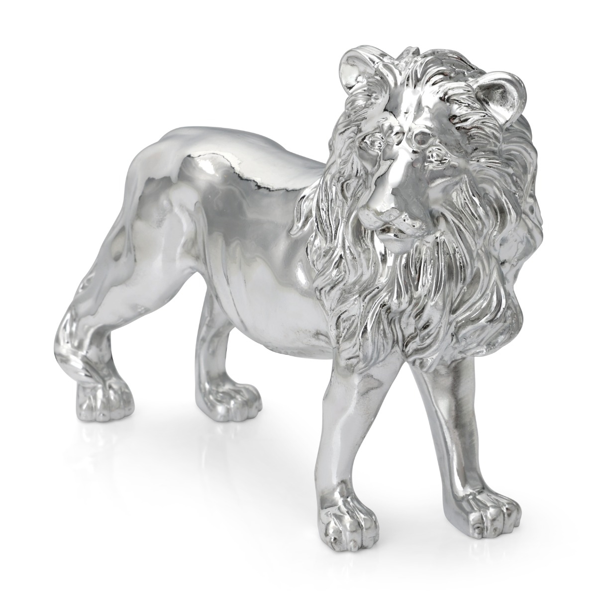 Standing Silver-Plated Lion of Judah main product photo