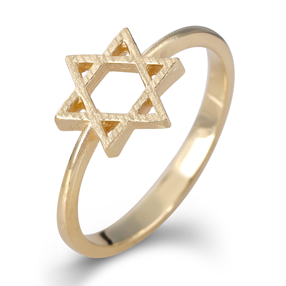 Elegant 14K Gold Star of David Women's Ring main product photo