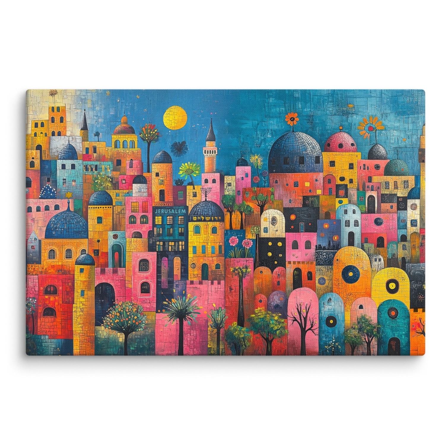 The Colors of Jerusalem Print on Canvas main product photo