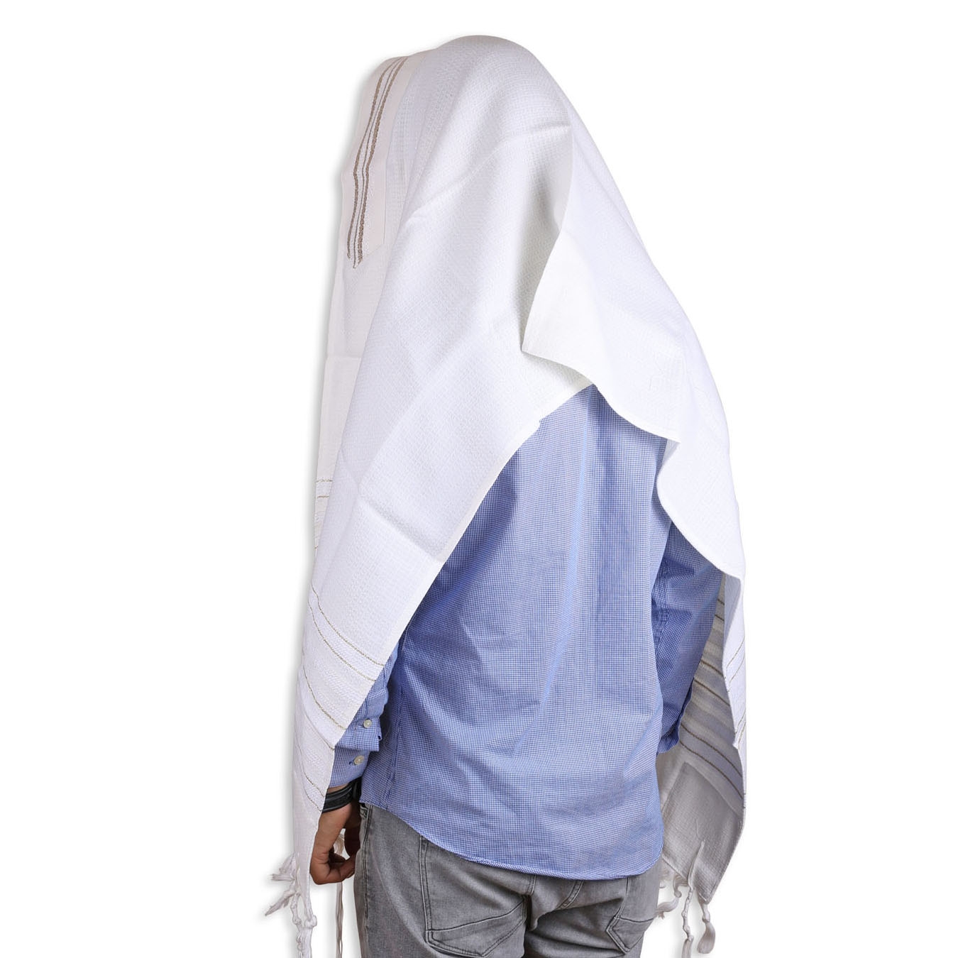 Talitnia Carmel Tallit - White and Gold main product photo