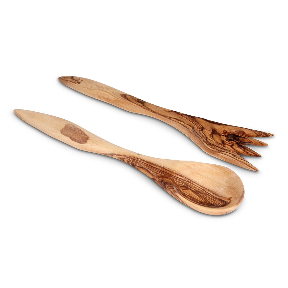 Olive Wood Salad Serving Utensils main product photo