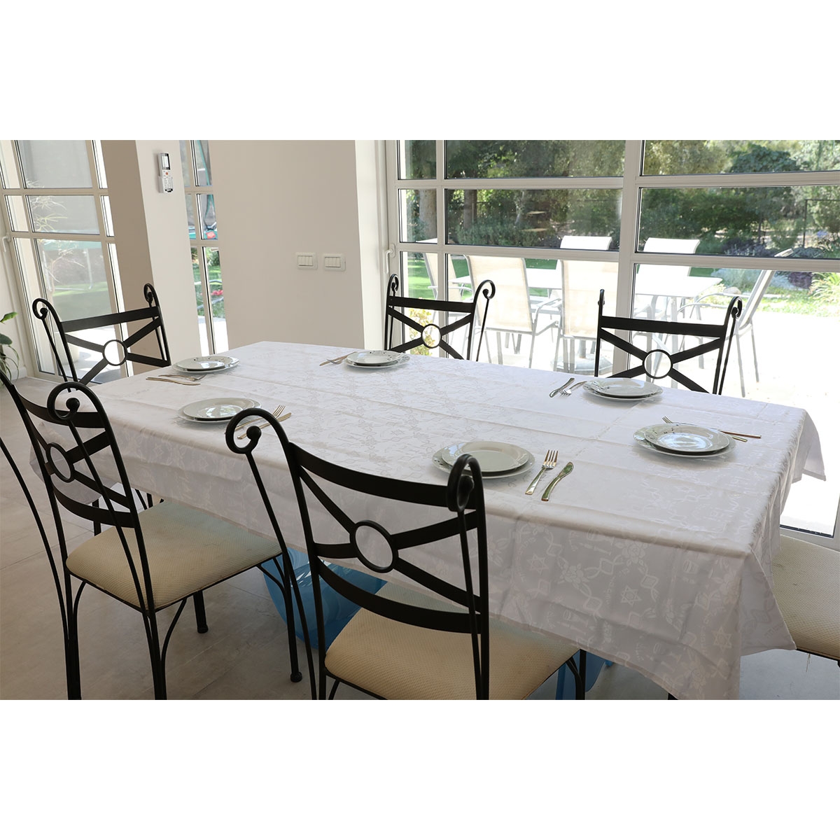 Shabbat and Holiday Tablecloth (Choice of Sizes) main product photo
