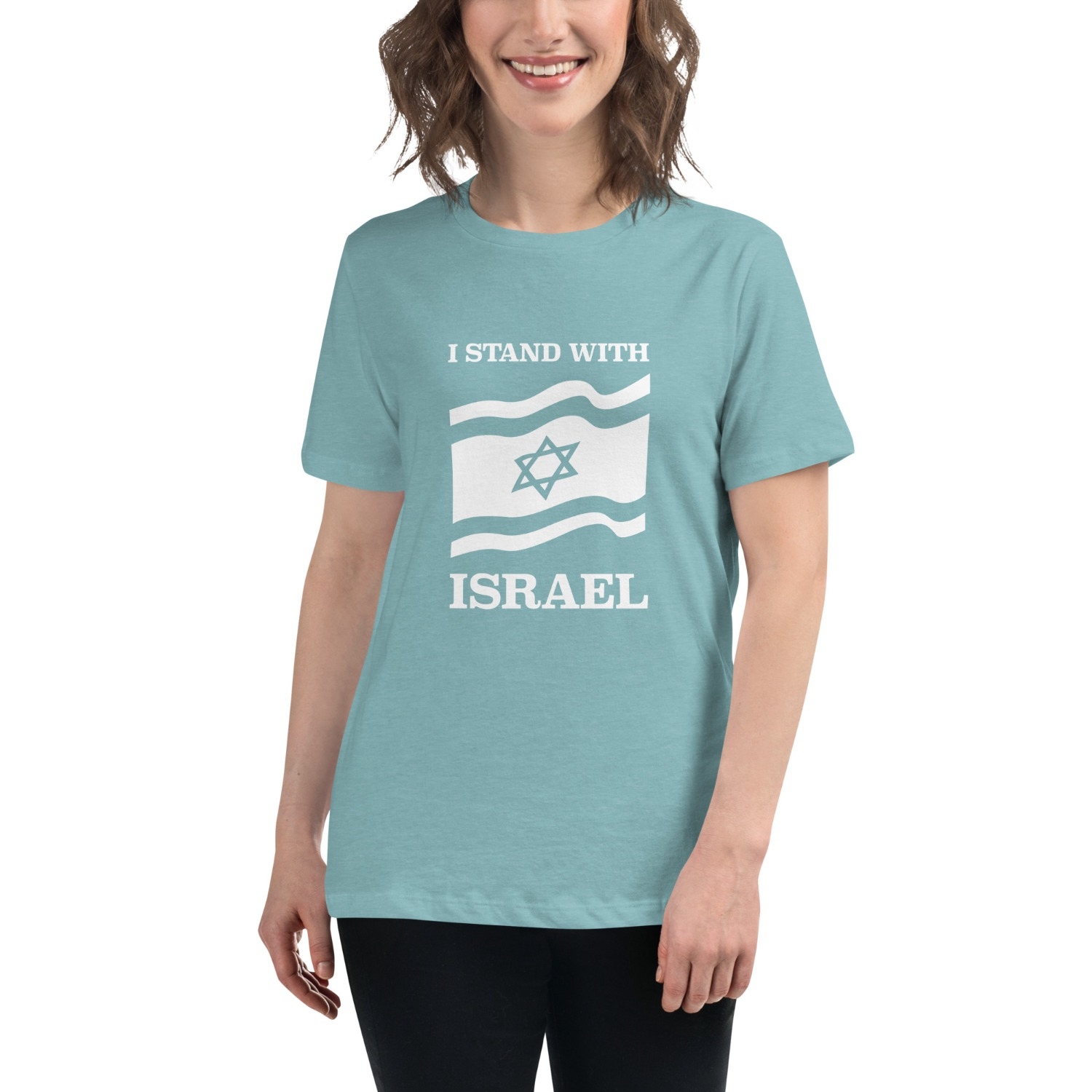 I Stand with Israel Women's Relaxed T-Shirt main product photo