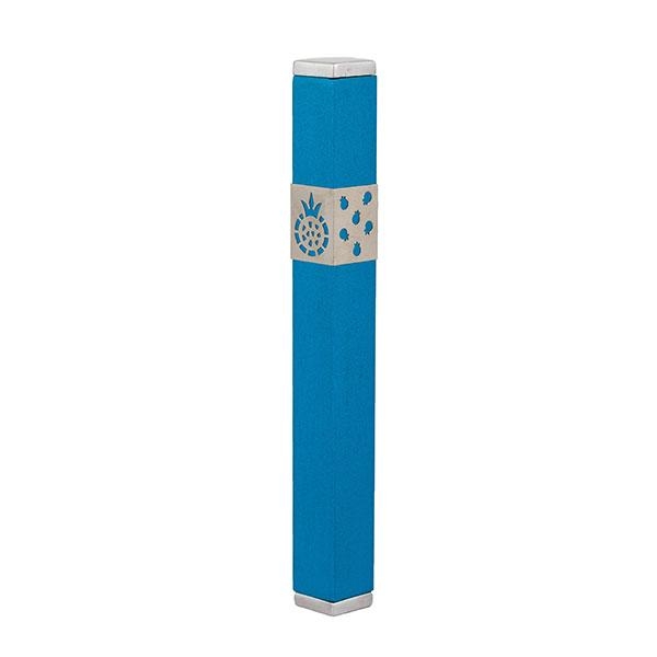 Yair Emanuel Stainless Steel Pomegranate Mezuzah (Choice of Colors)  main product photo