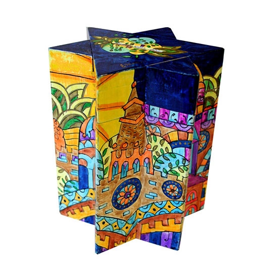 Yair Emanuel Star of David Tzedakah (Charity) Box - Jerusalem Oriental main product photo