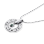 Large Silver Wheel Necklace - Healing - Numbers 12:13 - 4