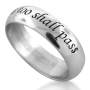  Sterling Silver Ring with "This Too shall Pass" - 1