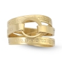 Luxurious 18K Gold-Plated Ana BeKoach Wrap Ring - 5