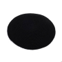 High-Quality Knitted Solid Black Kippah - 2