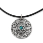 Ana Bekoach, Traveler's & Priestly Blessings: Double Disk Star of David Pendant - 2