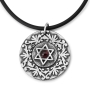 Ana Bekoach, Traveler's & Priestly Blessings: Double Disk Star of David Pendant - 8