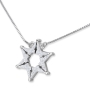 Interlocked Star of David Necklace With Reversibility - 12