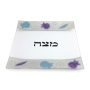 Passover Seder Essentials Set By Lily Art - Blue Pomegranates - 5
