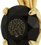 24K Gold Plated and Swarovski Stone Necklace Micro-Inscribed with 24K Traveler's Psalm (Psalms 121) - 6
