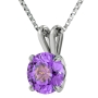 Soulmate: Sterling Silver and Swarovski Stone Necklace Micro-Inscribed with 24K Gold - 2