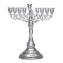 Hazorfim 925 Sterling Silver Hanukkah Menorah - Cast - 1