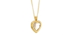 Gold Plated Heart Necklace - "I Love You" in 120 Languages - 2