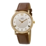 Adi Brown and Gold Watch with Crystals - 1