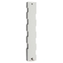 Winding Silver-Colored "Straps"  Outdoor Mezuzah Case - 3