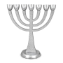 Large Seven-Branched Menorah With Glitter Finish - 1