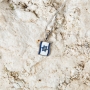 Marina Jewelry 925 Sterling Silver Israeli Flag Necklace - 4