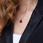 Marina Jewelry Silver Swirled Pomegranate Necklace - 4