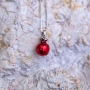 Marina Jewelry Silver Swirled Pomegranate Necklace - 5