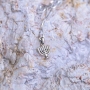 Marina Jewelry Silver Menorah Necklace - 6