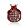 Marina Jewelry Pomegranate Charm with Garnet Stone Seeds - 2