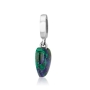 Marina Jewelry Eilat Stone Heart Pendant Charm - 2