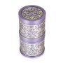 Yair Emanuel Designer Travel Havdalah Set – Candle holder and Spice Box (Choice of Colors) - 5
