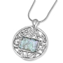  Silver & Roman Glass Necklace - Adaptation - 10th Roman Legion Decoration - 1