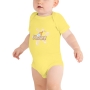 L'Chaim! (Cheers!) Short Sleeve Baby Bodysuit Onesie - 2