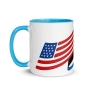 Israel & USA Mug with Color Inside - 6