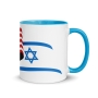 Israel & USA Mug with Color Inside - 8