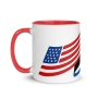 Israel & USA Mug with Color Inside - 4
